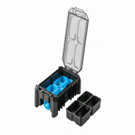Szortimenter rendező, 4 kivehető + 1 nagy láda 3 rekesz, víz- és porálló, 368x228x228mm, HÖGERT HT7G506 / RENDELÉSRE