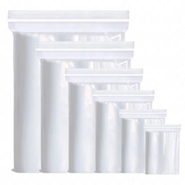 100x250mm Simítózáras tasak többször nyitható, zárható 40-50µ, 100db/cs