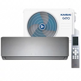 Kaisai GEO oldalfali 3.5 kW hűtő-fűtő klíma szett, szürke / RENDELÉSRE