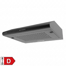 Konyhai páraelszívó HURRICANE, 3 sebesség, 2 motoros, 200 W, 60cm, fekete, HOME KPE 6038B / RENDELÉSRE