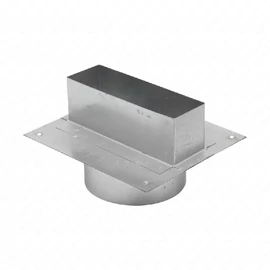 Hátsó kivezető idom konyhai páraelszívóhoz, STORM és HURRICANE típusok, Ø117 mm, 160 x 52 mm, HOME KPEHKIV / RENDELÉSRE