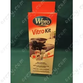 Kerámialap tisztító szett (Activ Vitro + kaparó + 10db penge) WPRO KVC004 / RENDELÉSRE