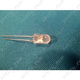 5mm LED égő (fehér, szupervilágos) / RENDELÉSRE