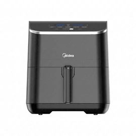 Air Fryer, 4.6 l kosár, 5.7 l üst, 1500 W, 60 p időzítő, 200 °C hőmérséklet, lecsatolható sütőkosár MIDEA MAD55005APKH