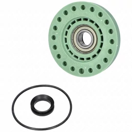 Középrész (csapágy), jobb, hajtás oldali, V-gyűrűs (eredeti) ELECTROLUX EWT1012,1016 mosógép