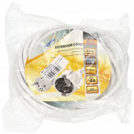 Hosszabbító lengő 10m, 3x1,5 mm², IP20, 16A, fehér, HOME  NV 2-10/WH/1,5 / RENDELÉSRE