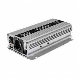 Feszültségátalakító 500/1000W, USB aljzat,   SAL SAI 1000USB