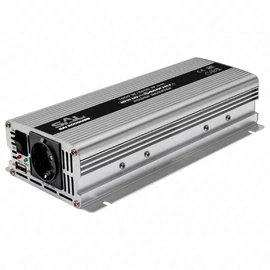 Feszültségátalakító 1000/2000W, USB aljzat,   SAL SAI 2000USB