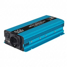 Feszültségátalakító 500W, USB aljzat, tiszta szinuszos,   SAL SAI 500TS / RENDELÉSRE