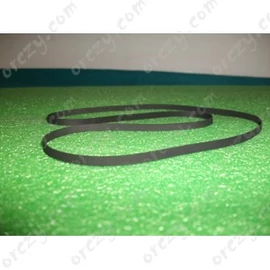 186x4x0,6 mm Laposszíj, fekete magnóhoz / RENDELÉSRE