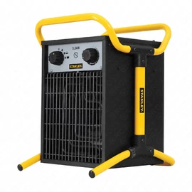 Elektromos fűtőtest, 3300 W, ipari, ventilátoros, 2 fokozatú, IPX4, fém ház, STANLEY ST-033-240-E / RENDELÉSRE