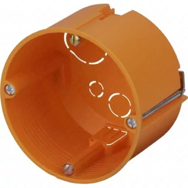 Gipszkarton doboz 1-es, 68x61 mm mély, narancssárga