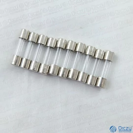 0,063A 250V 5x20mm Üvegbiztosíték lassú 10db/csomag /RENDELÉSRE