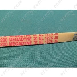 1275 J5 EL Bordásszíj, fehér (MEGADYNE) mosógép / RENDELÉSRE