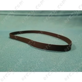 86,5x6x0,53mm Laposszíj, fekete híradástechnika / RENDELÉSRE