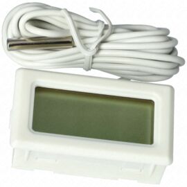 Hőmérő digitális elemes -50 - +70 (fehér) EGYSZERŰ TPM10 (Sz.: 45mm, M.: 26mm, Mélység: 13mm)
