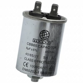 8 uF 450V Kondenzátor, sarus (univerzális) FÉMHÁZAS