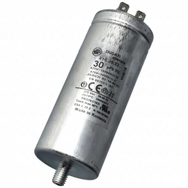 30 uF 475V Kondenzátor, sarus, fémházas (univerzális)  klíma