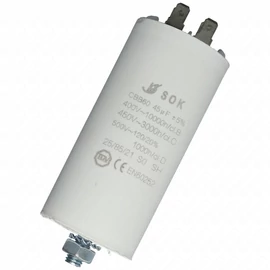 45 uF 450V Kondenzátor, sarus (univerzális)