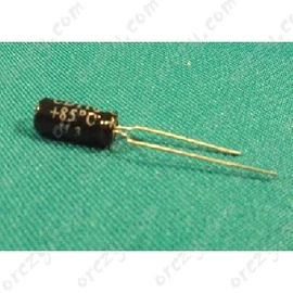 10 uF  63V +85°C 5x12 mm Kondenzátor, furatszerelt, mini híradástechnika /RENDELÉSRE