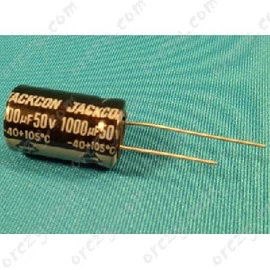 1000 uF 50V 105°C Kondenzátor, furatszerelt, mini híradástechnika / RENDELÉSRE