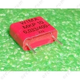 33 uF 400V RM=16mm MKP10 Impulzuskondenzátor /RENDELÉSRE