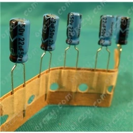 22 uF 50V 85C° 5x11mm Kondenzátor, furatszerelt, mini híradástechnika / RENDELÉSRE