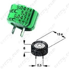 0,047F 5,5V Pufferkondenzátor / RENDELÉSRE