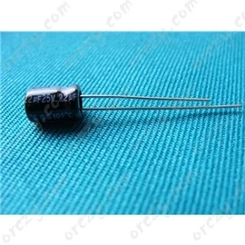 22 uF 25V 105° Kondenzátor, furatszerelt, mini hiradástechnika /RENDELÉSRE