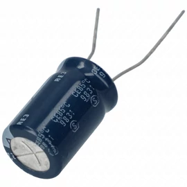 2200 uF 16V Kondenzátor, furatszerelt (univerzális)  mini híradástechnika / RENDELÉSRE