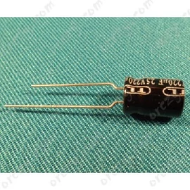 220 uF 200V  105°C 18x37mm Kondenzátor, furatszerelt, mini híradástechnika / RENDELÉSRE