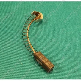 6,3x10x22 mm EG50 Szénkefe, füles-sapkás, rugós, hornyolt HAJDU háztartásigép (1cs=2db) /RENDELÉSRE