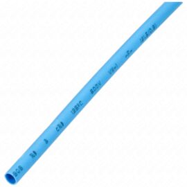 1,6 / 0,8 mm x 1 m Zsugorcső, 2:1, kék, poliolefin (univerzális) vezetékhez