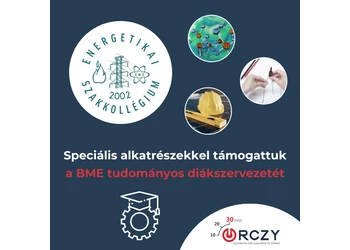  A BME tudományos diákszervezetét támogattuk speciális alkatrészekkel