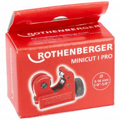 Csővágó, MINICUT I PRO, 3-16mm (1/8"-5/8"), ROTHENBERGER 70401