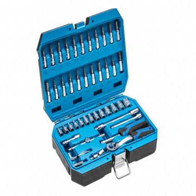 Dugókulcs és bitkészlet  1/4",46 részes, HÖGERT HT1R416