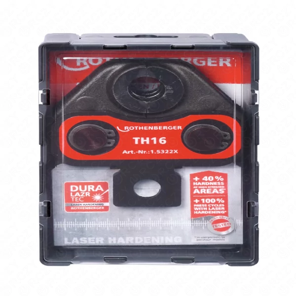 Préspofa, TH 16 mm,  (ROMAX 3000, 4000 és AC-ECO gépekhez), ROTHENBERGER 015322X / RENDELÉSRE