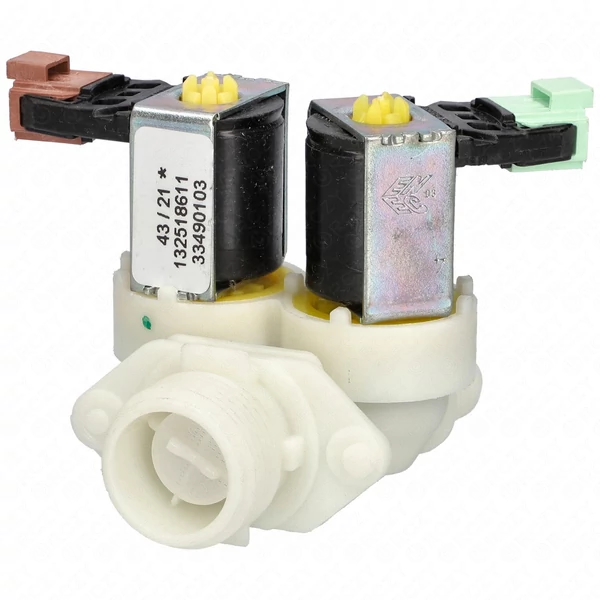 2 utas 12/14 mm 180° Mágnesszelep (eredetivel megegyező minőség) ZANUSSI mosógép