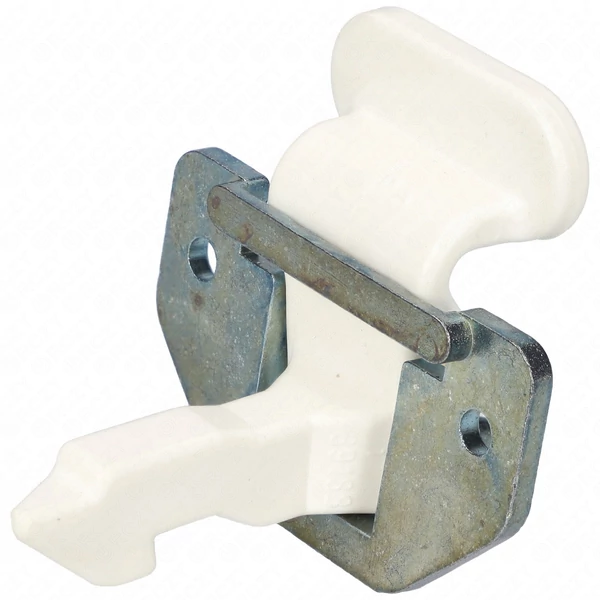 RIEGEL TUERVERSCHLUSS WEISS KPL. (RB)