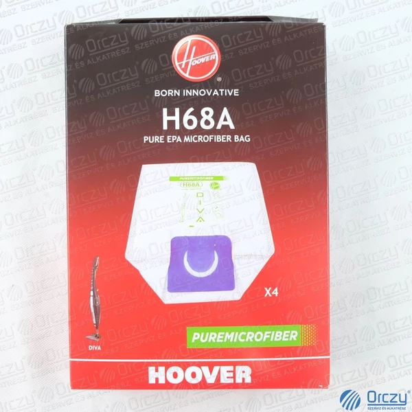 Porzsák, mikroszálas H68A (eredeti) HOOVER porszívó / RENDELÉSRE