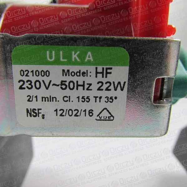 Szivattyú 230V HF 22W ULKA (eredeti) WHIRLPOOL sütő /RENDELÉSRE