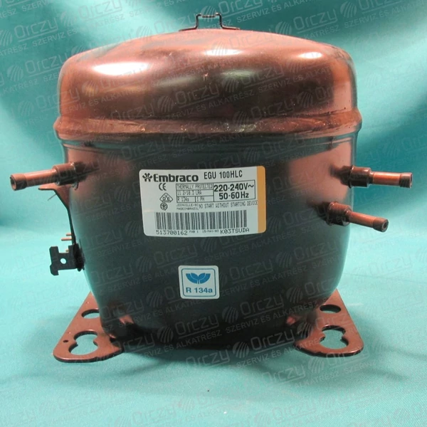 EGU100HLC R134A kompresszor  WHIRLPOOL hűtőgép / RENDELÉSRE