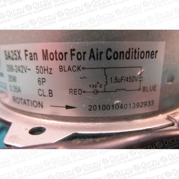 Motor ( ventilátor , kültéri egység , eredeti ) WHIRLPOOL klíma / RENDELÉSRE
