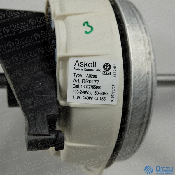 Motor (eredeti) INDESIT szárítógép / RENDELÉSRE