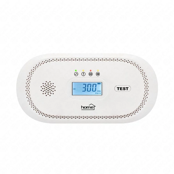 KÉSZLETHIÁNY Szén-monoxid vészjelző, LCD kijelző, HOME CO10LCD