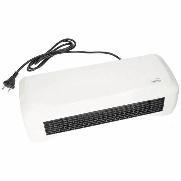 Elektromos fűtőtest, 2000W, fali, ventilátoros, 2 fokozatú, időzítő, termosztát, távirányító, HOME FKF 42201