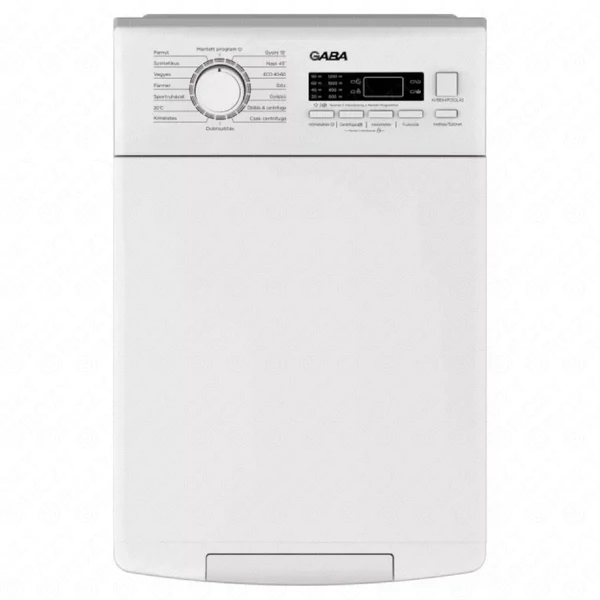 Felültöltős mosógép, szabadonálló, 6 Kg Gaba GMW-612CTL