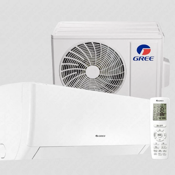 Gree Pulse inverter 2.5 kW hűtő-fűtő klíma szett, fehér / RENDELÉSRE