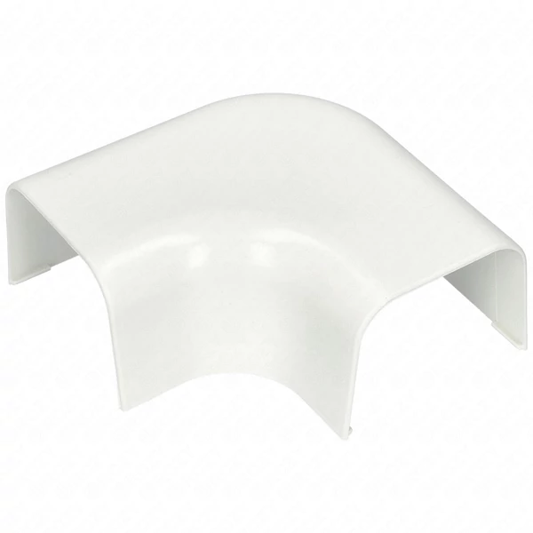 65x50 mm 90° Kanyarív, lapos, fehér, UV álló (CANALPLAST) klíma dekorcsatorna