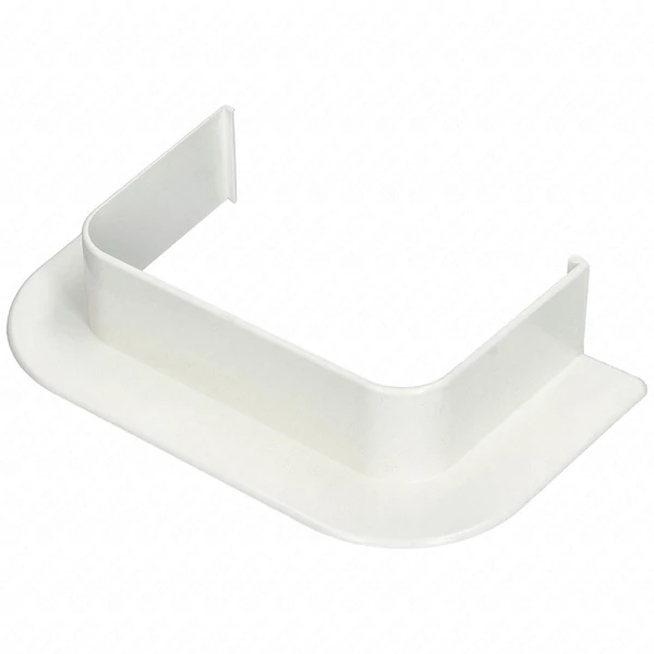 125x75 mm Fali záróelem (gallér), peremes (CANALPLAST) klíma dekorcsatorna / RENDELÉSRE